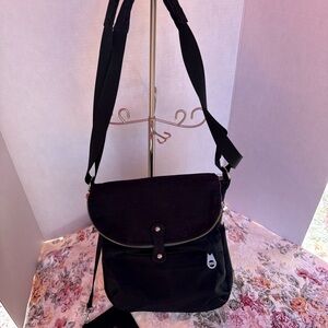 Baggallini Black Nylon Crossbody Bag